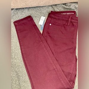 High waist jegging ankle pants